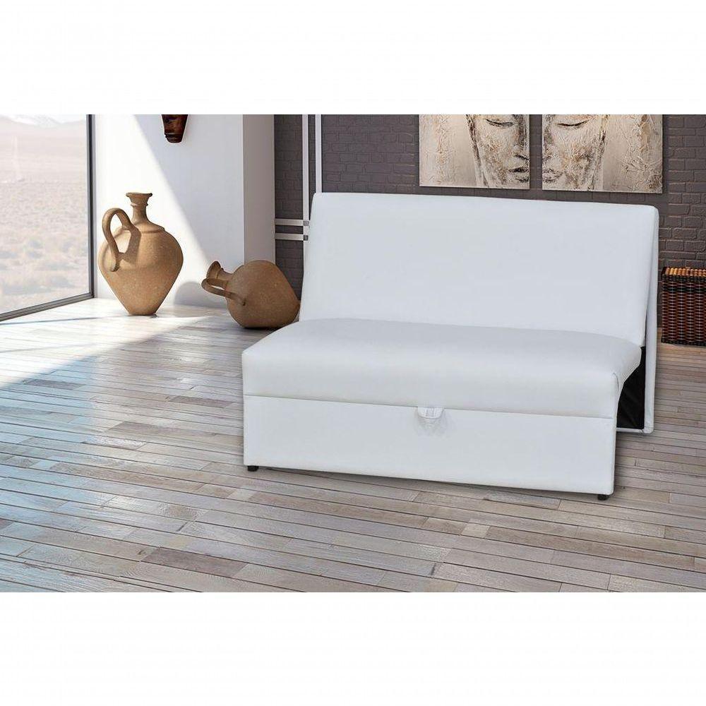 Sofá Cama Malu - Branco Corino - 2