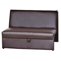 Sofá Cama Malu - Marrom Corino - 1