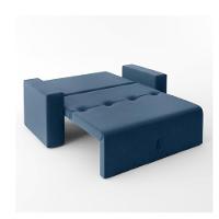 Sofá-cama 2 Lugares Pratik 5000 Mamflex Azul Suede Azul - 5