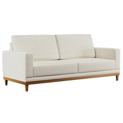 Sofá Kayrós 145Cm 2 Lugares D05 Linho Cru - Mpozenato