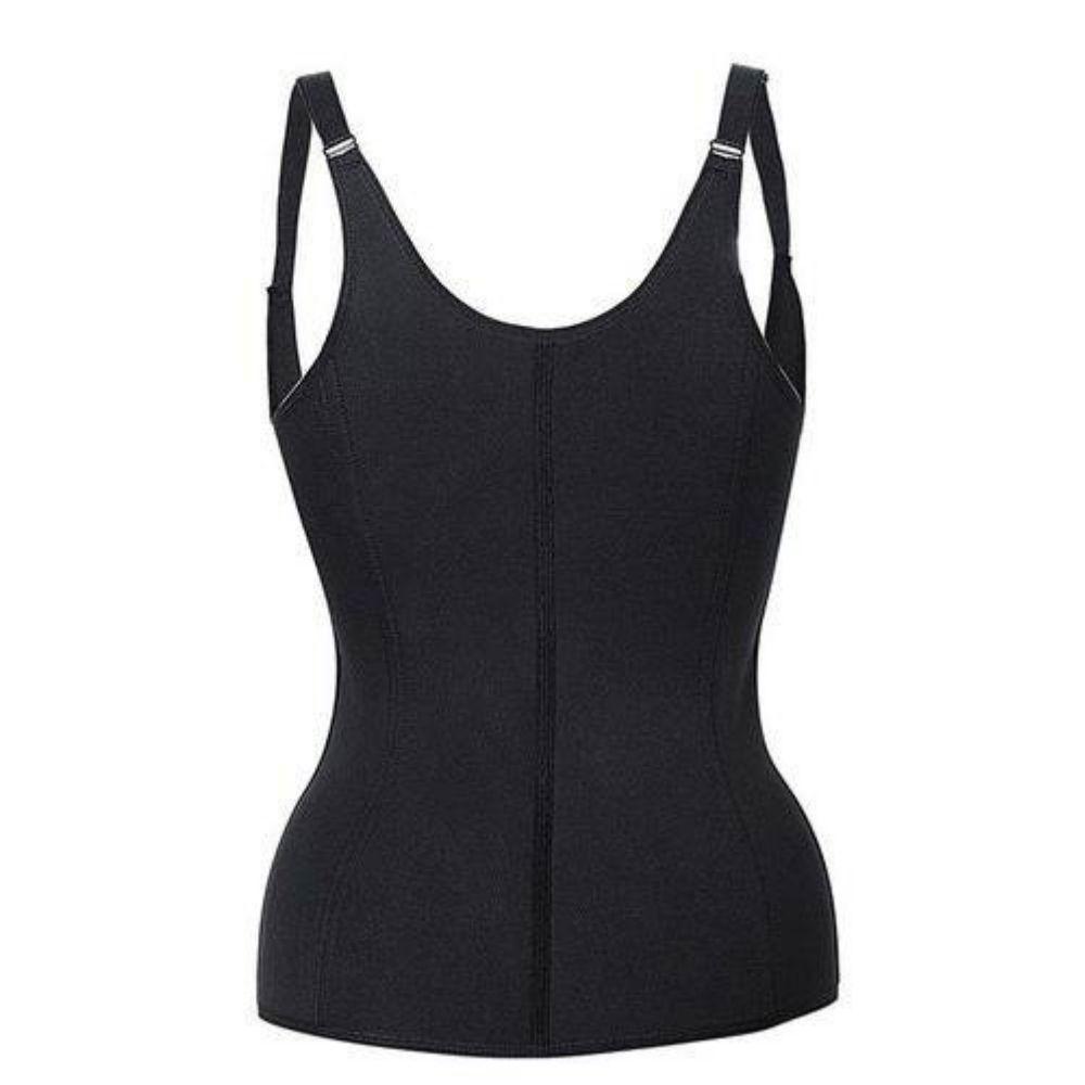 Cinta Modeladora Dupla Compressão Redutor Ziper Preto Tamanho: XL - 2