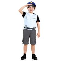 Fantasia Infantil - Peitoral Policial - Tamanho único (3 A 6 Anos) - 72106 - Sulamericana - 1