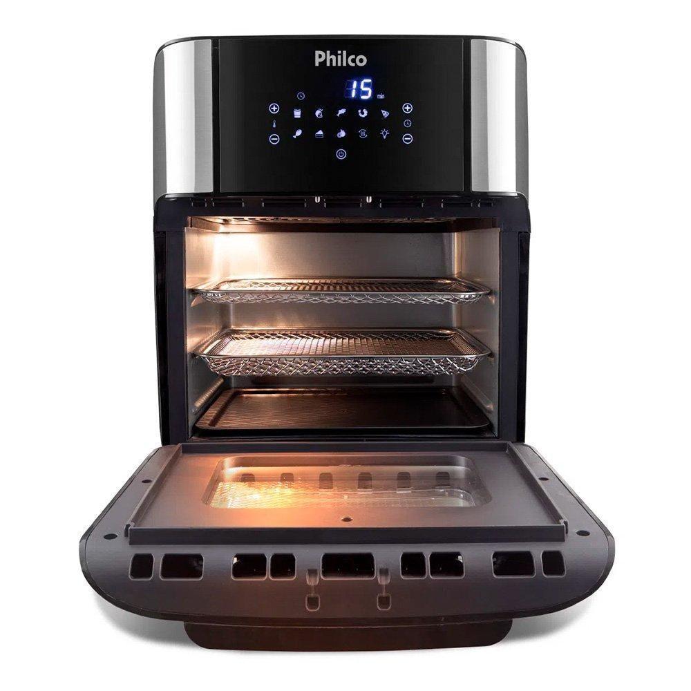 Fritadeira Air Fryer 2 Em 1 Com 12 Litros, Philco Preta 127v - 3