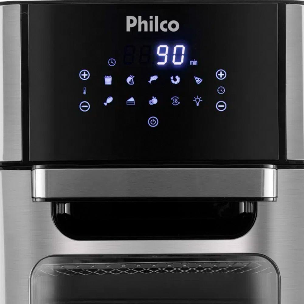 Fritadeira Air Fryer 2 Em 1 Com 12 Litros, Philco Preta 127v - 8