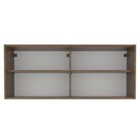 Armário Aéreo Glamy 2 Portas Vidro Quadrato Rustic Madesa - 6