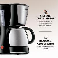 Cafeteira Elétrica Dolce Arome C-34ji-15x 127v-preto/inox - 7