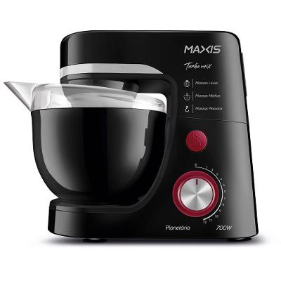 Batedeira Planetária Maxis BP-MX-01 4,5L 700W 12 Velocidades Preto 220V