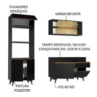 Cozinha Compacta Reims com Armário e Balcão Madesa - 3