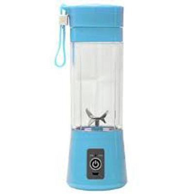 Mini Liquidificador Portátil Usb 6 Laminas - Azul