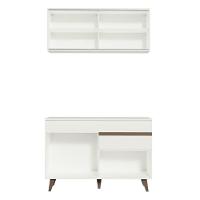 Cozinha Compacta Reims com Armário e Balcão Branco Madesa - 5