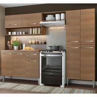 Cozinha Compacta Madesa Emilly Pop Com Armário E Balcão Rustic - 1