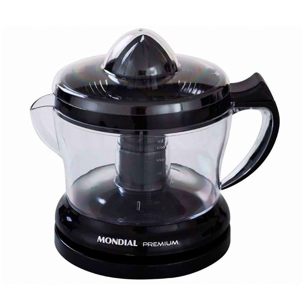 Espremedor De Sucos Mondial Turbo Premium Bivolt E-02 0190-05 Preto 220v - 4