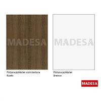Balcão de Pia Glamy Rustic/Branco 2 Portas 3 Gavetas Madesa - 10
