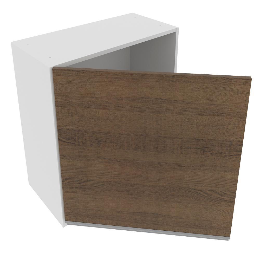 Aéreo Glamy 60cm 1 Porta Rustic/Branco Madesa - 3