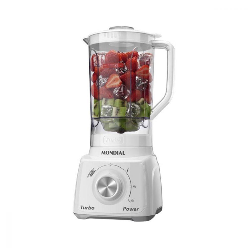 Liquidificador Turbo Power 500W Com Filtro 2,2L Branco 220V - 1