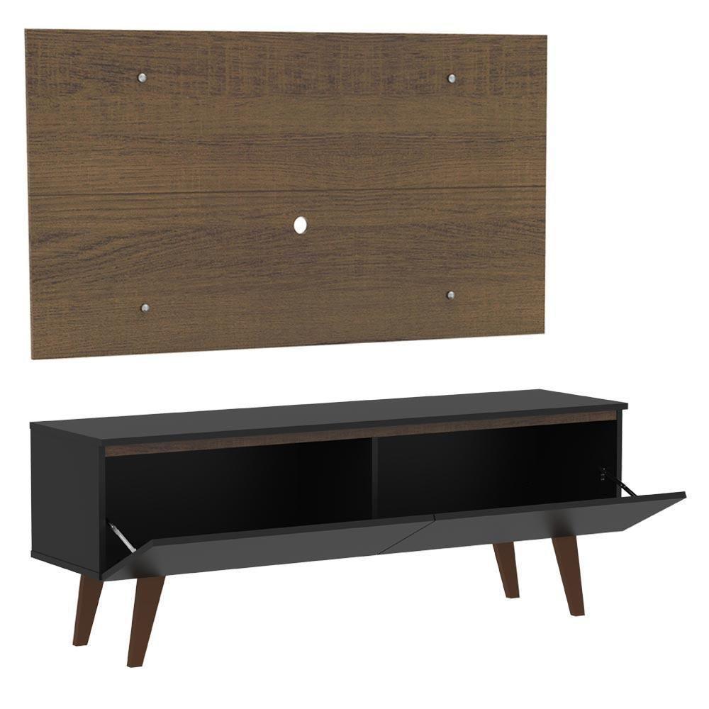 Rack Le Mans e Painel TV 55 Polegadas 2 Portas Rustic Madesa - 2
