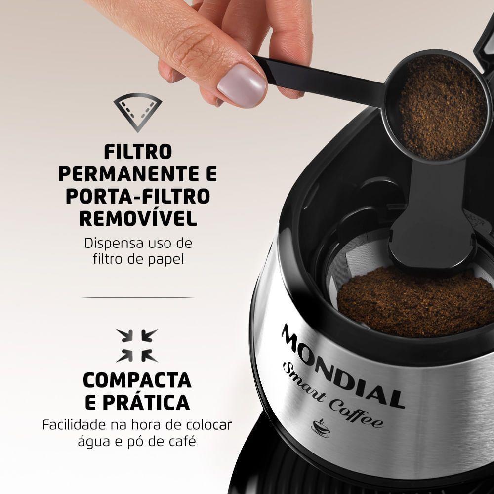 Cafeteira 2 Xícaras Smart Coffee C-42-2x-bi 220v/60hz - 7