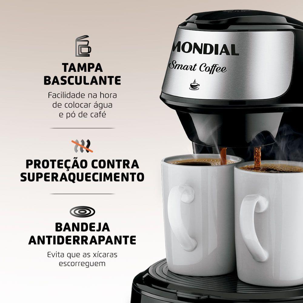 Cafeteira 2 Xícaras Smart Coffee C-42-2x-bi 220v/60hz - 4