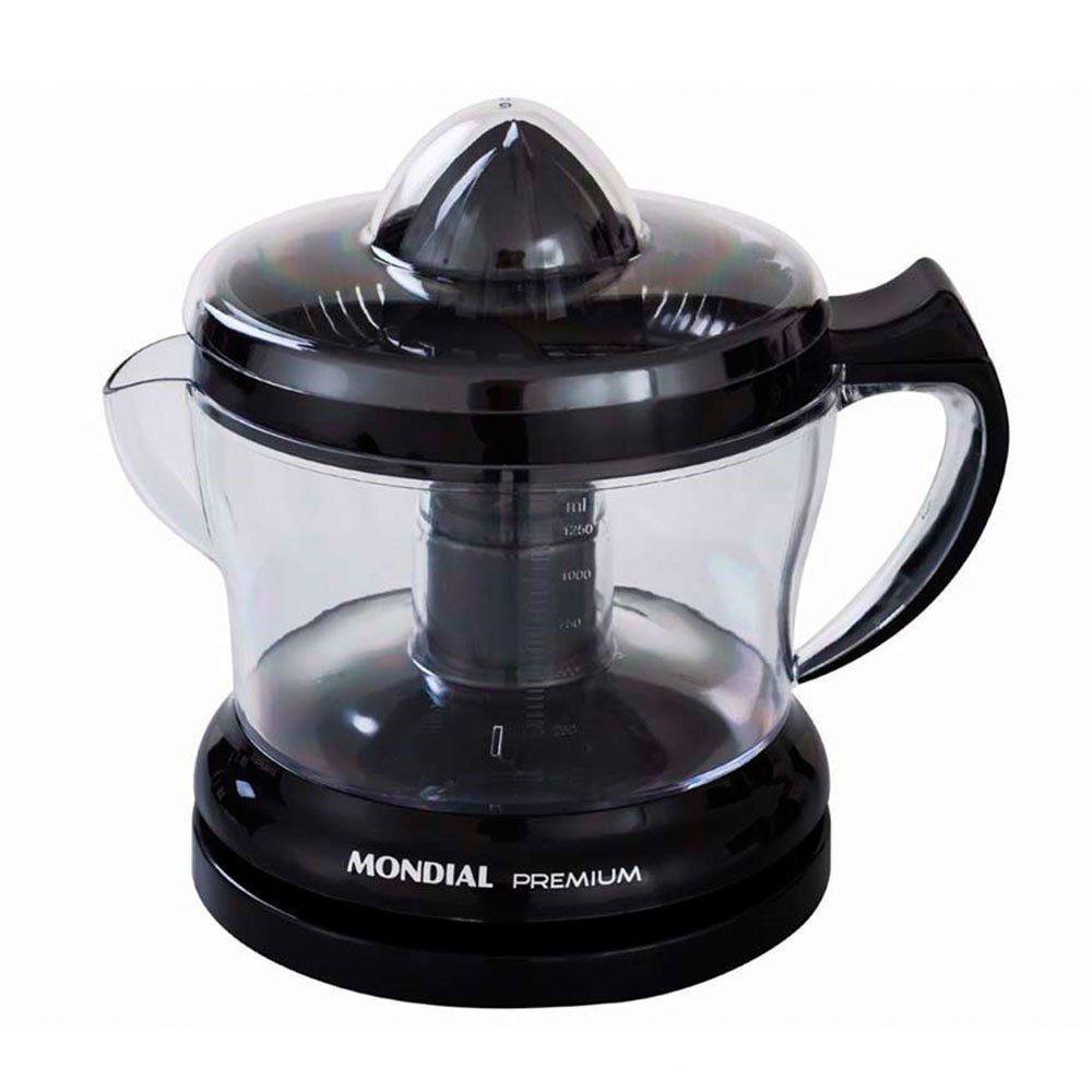 Espremedor De Sucos Mondial Turbo Premium Bivolt Preto 127v - 7