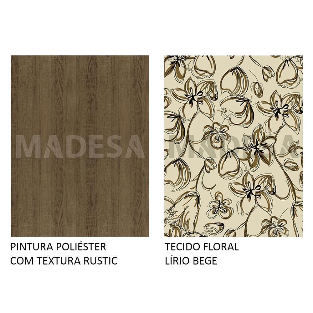 Conjunto Sala de Jantar Maya Mesa 4 Cadeiras Madesa - 4