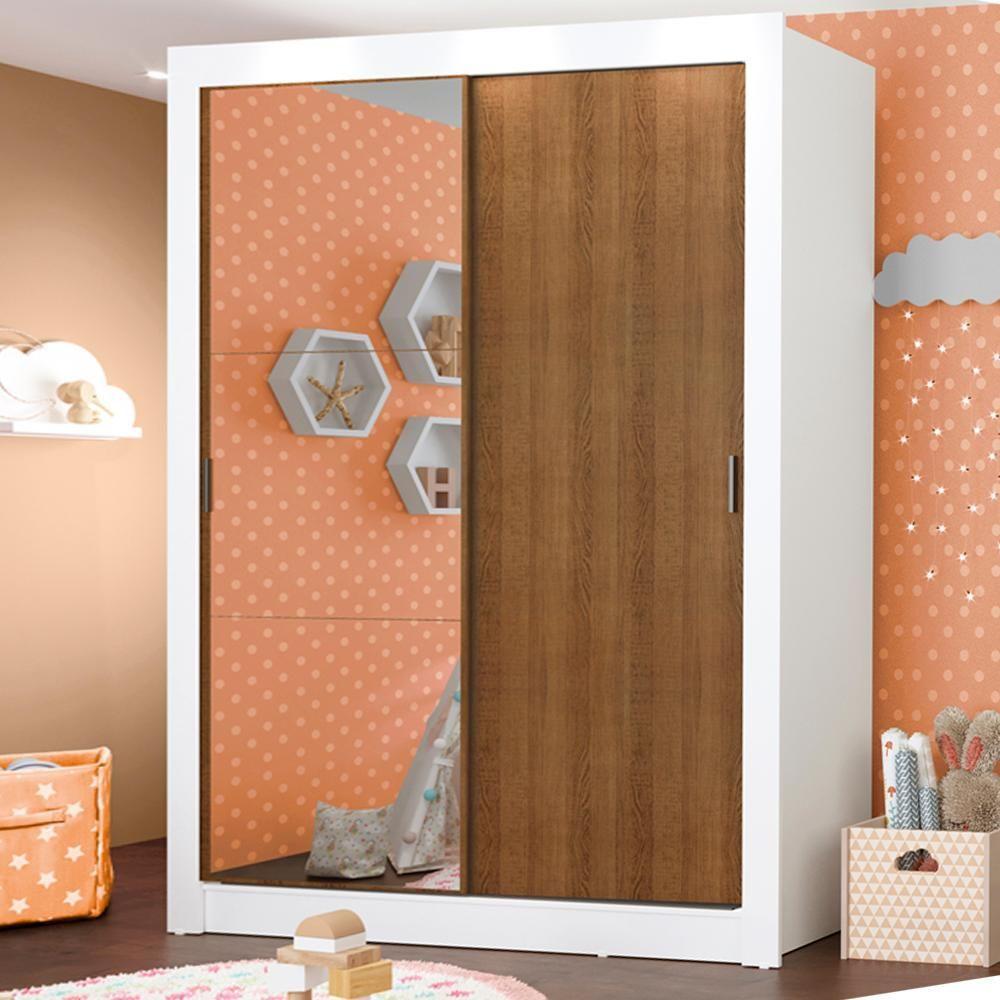 Guarda-roupa Infantil Enzo 2 Portas de Correr Madesa - 3