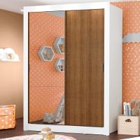 Guarda-roupa Infantil Enzo 2 Portas de Correr Madesa - 5