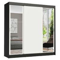 Guarda-roupa Casal Reno 3 Portas de Correr Espelhos Madesa - 9