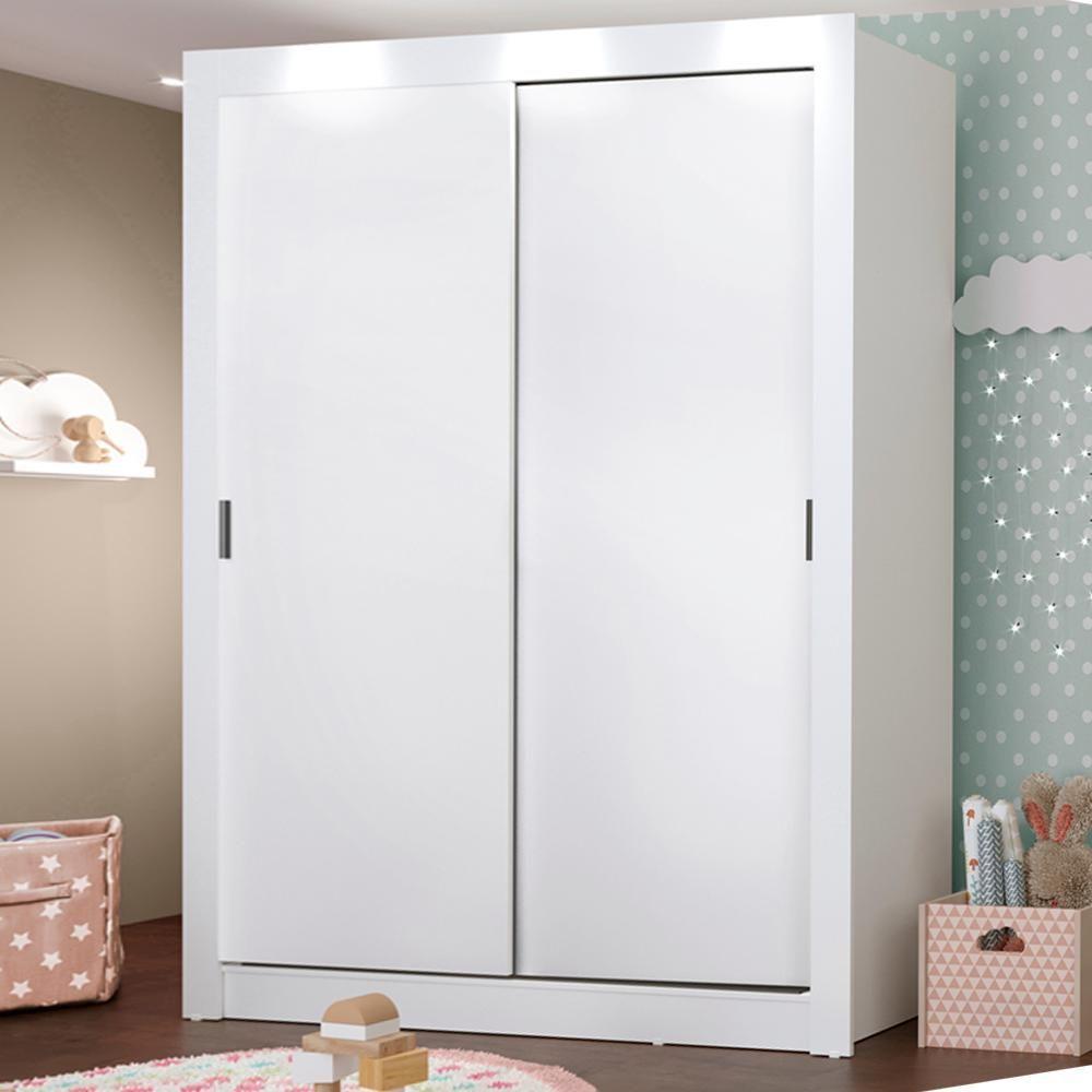 Guarda roupa Infantil Enzo 2 Portas de Correr Madesa - 3