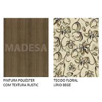 Conjunto Sala Jantar Mesa Tampo Madeira 4 Cadeiras Madesa - 3