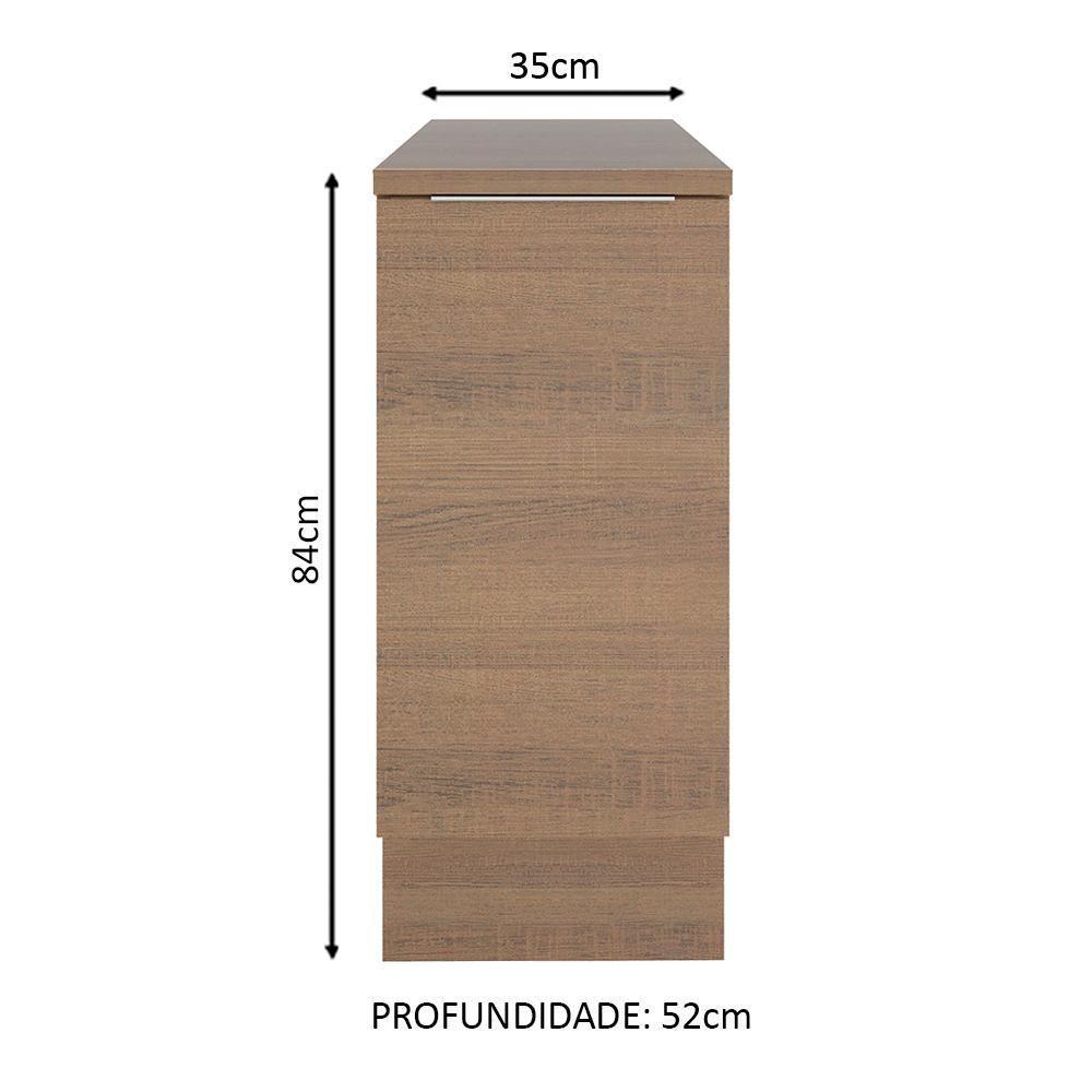 Balcão Stella 1 Porta Rustic Madesa - 5