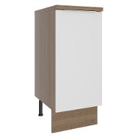 Balcão Stella 1 Porta Rustic/branco Madesa - 1