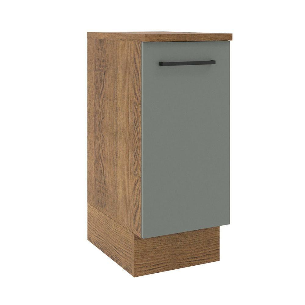 Balcão Madesa Agata 1 Porta Rustic Cinza - 6