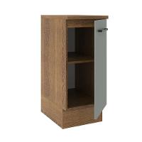 Balcão Madesa Agata 1 Porta Rustic Cinza - 1