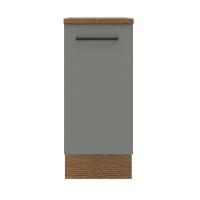 Balcão Madesa Agata 1 Porta Rustic Cinza