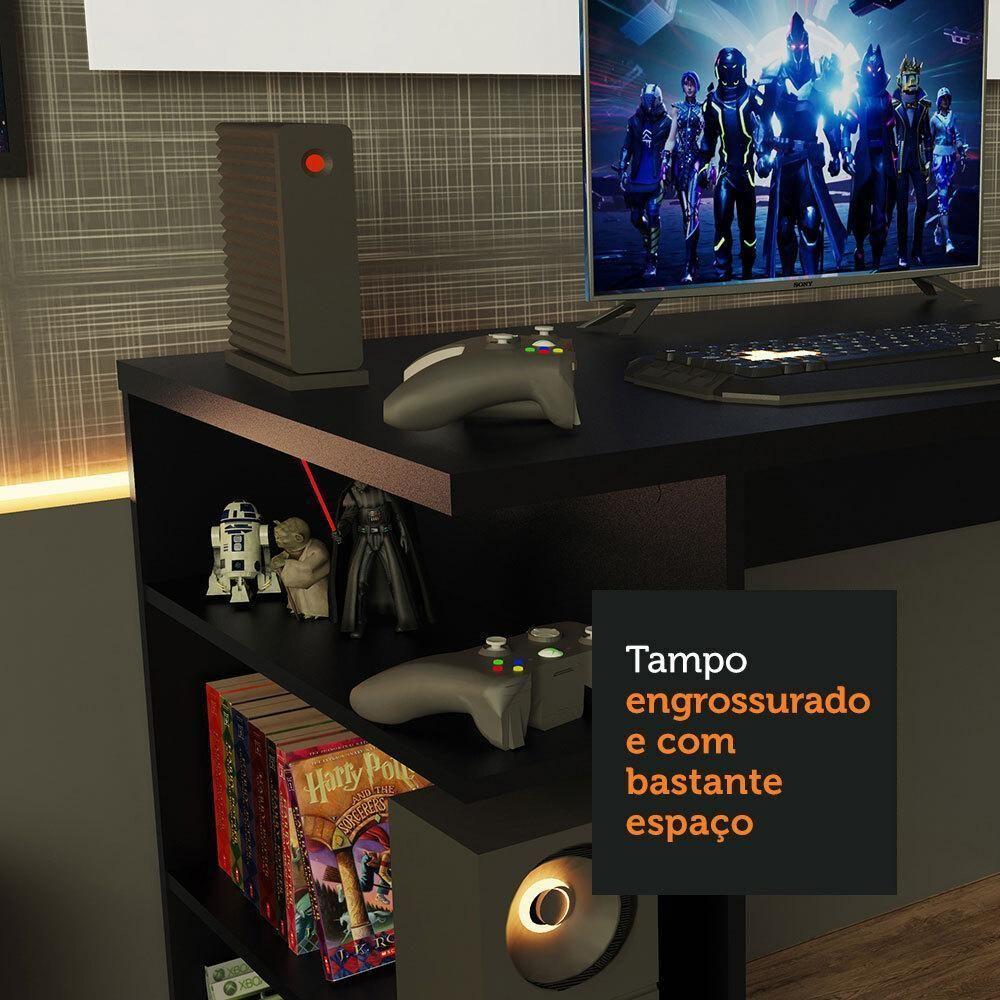 Mesa Gamer Painel para TV até 50" Madesa - 8