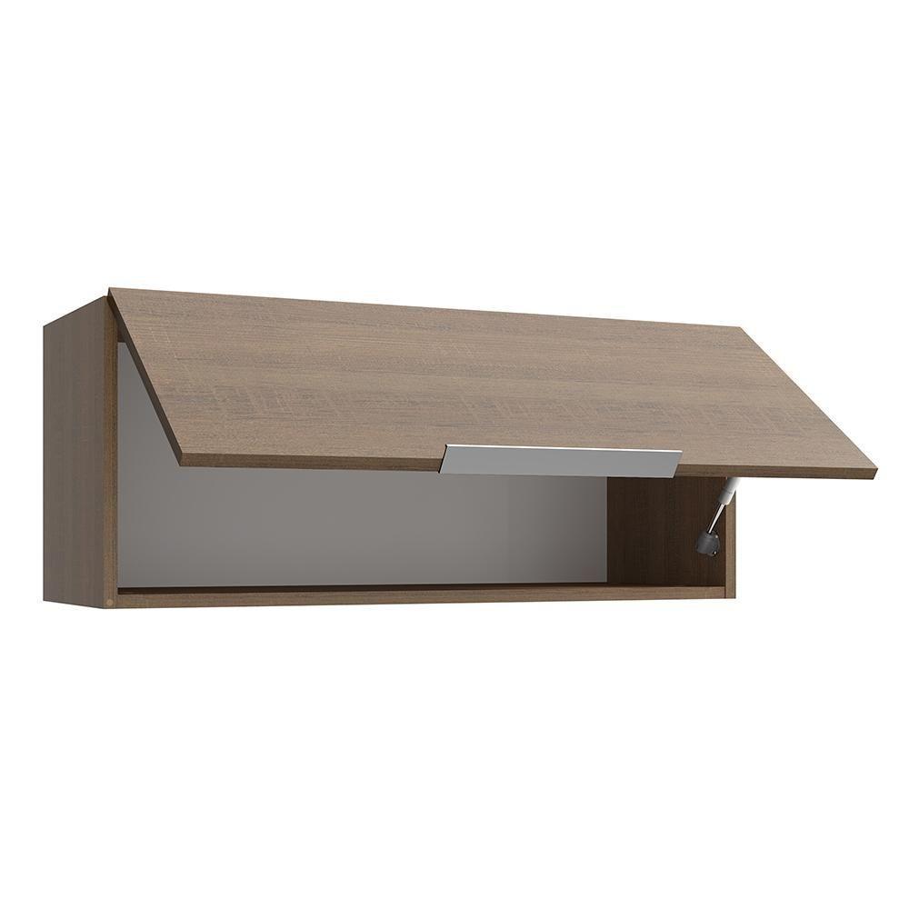 Armário Aéreo Stella 1 Porta Basculante Rustic Madesa - 2