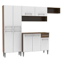 Cozinha Completa Emilly Branco com Armário e Balcão Madesa - 10