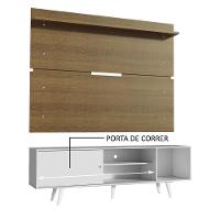 Rack Dubai e Painel Tv até 65" com Pés Branco/rustic Madesa - 5