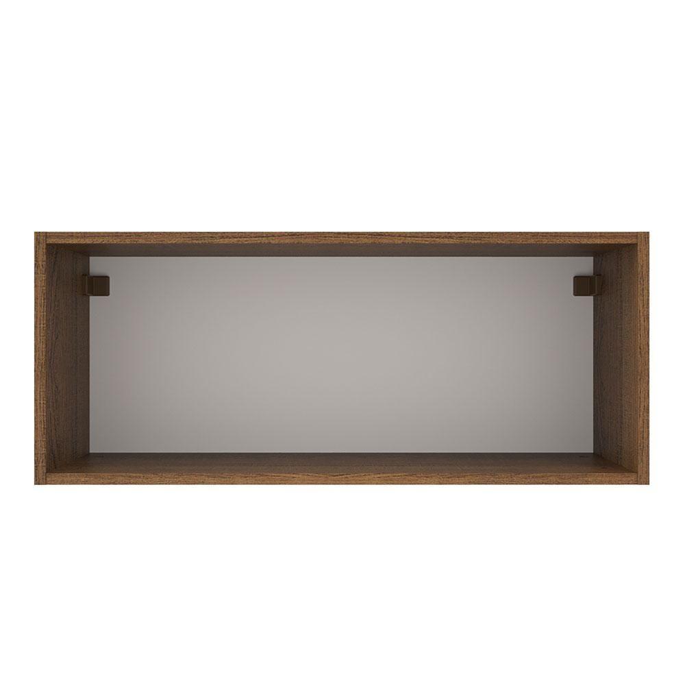 Armário Aéreo Madesa Agata 80cm 1 Porta Basculante Rustic - 4