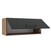 Armário Aéreo Madesa Agata 80cm 1 Porta Basculante Rustic - 3