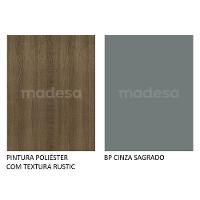 Armário Aéreo Madesa Agata 40 Cm 1 Porta Rustic/cinza - 3