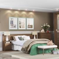 Cabeceira Extensível Rustic com 2 Criados Madesa - 10