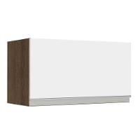 Armário Aéreo Glamy 60cm 1 Porta Rustic/Branco Madesa - 1