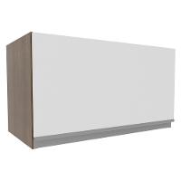 Armário Aéreo Glamy 60cm 1 Porta Rustic/Branco Madesa - 2