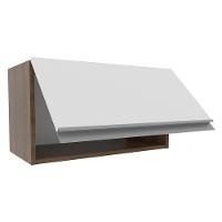 Armário Aéreo Glamy 60cm 1 Porta Rustic/Branco Madesa