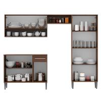 Cozinha Compacta Emilly com Armário e Balcão Branco Madesa - 9