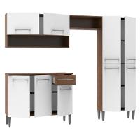 Cozinha Compacta Emilly com Armário e Balcão Branco Madesa