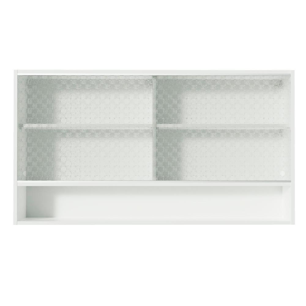 Armário Aéreo Madesa Glamy 2 Portas Quadrato e 1 Nicho BR - 4