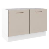 Balcão Gabinete De Pia 2 Portas Branco/crema Agata Madesa Branco/crema - 1