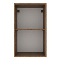 Armário Aéreo Madesa Agata 40cm 1 Porta Rustic Preto - 7